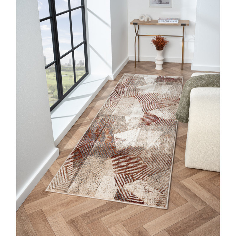 Capresa Geometric Indoor Rug, Runner 2'8" x 7'10"