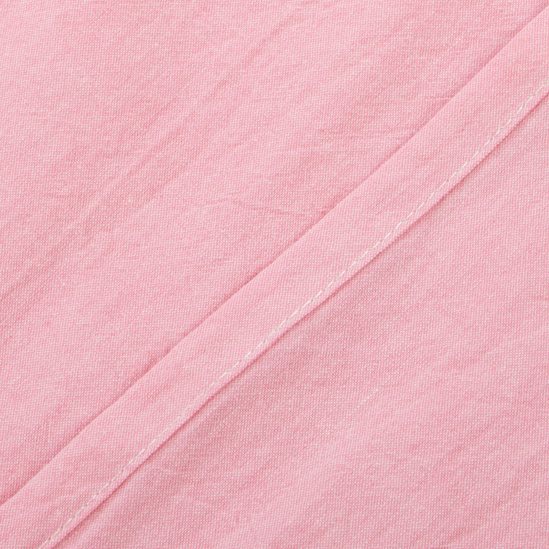 Washed Cotton Body Pillow Cover, Breathable Envelope Pillowcase, 20x54 Inches - NTBAY, Pink