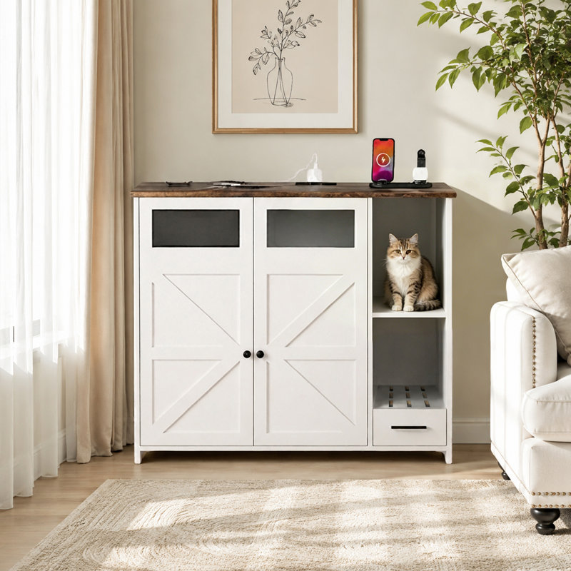 Enceinte de litière pour chien 40,5 "Modern