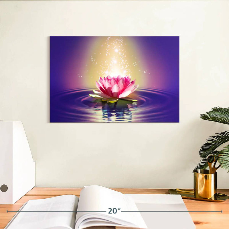 Harnek Enchanted Lotus, 8" H x 12" W