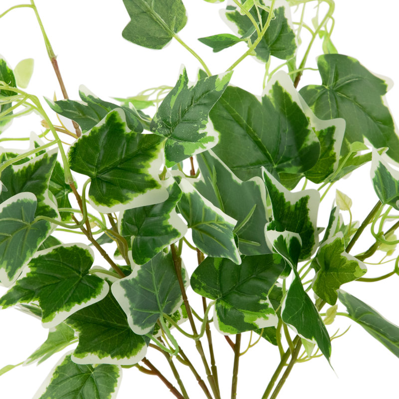 Buisson floral vert et blanc, H 23,75 po x l 12 po x P 10 po