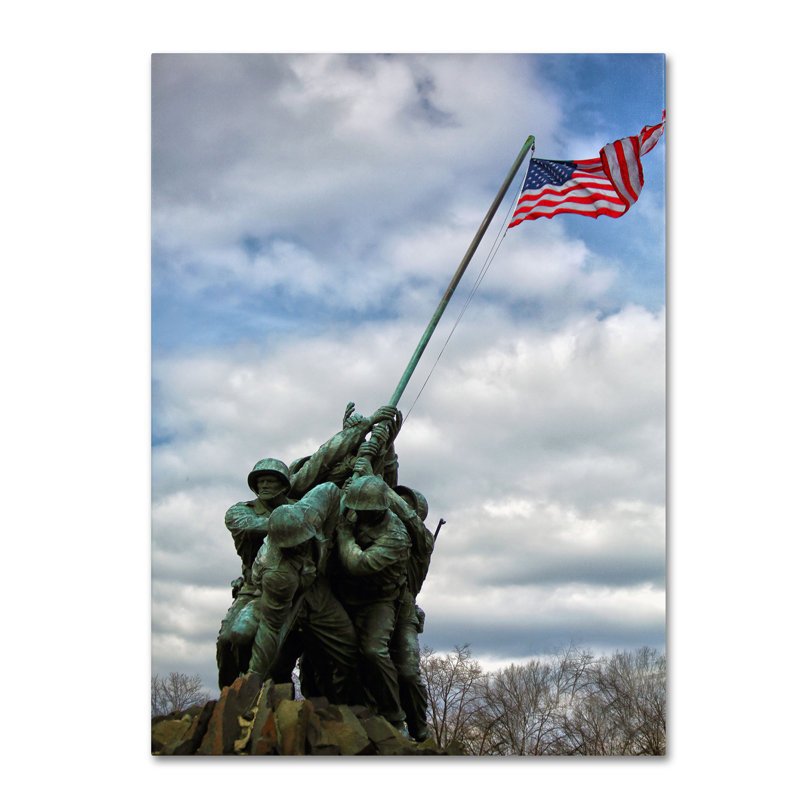 « marine corps de souvenir 2 » par cateyes, reproduction de photo sur toile tendue encadrée, H 32 po x l 22 po x P 2 po