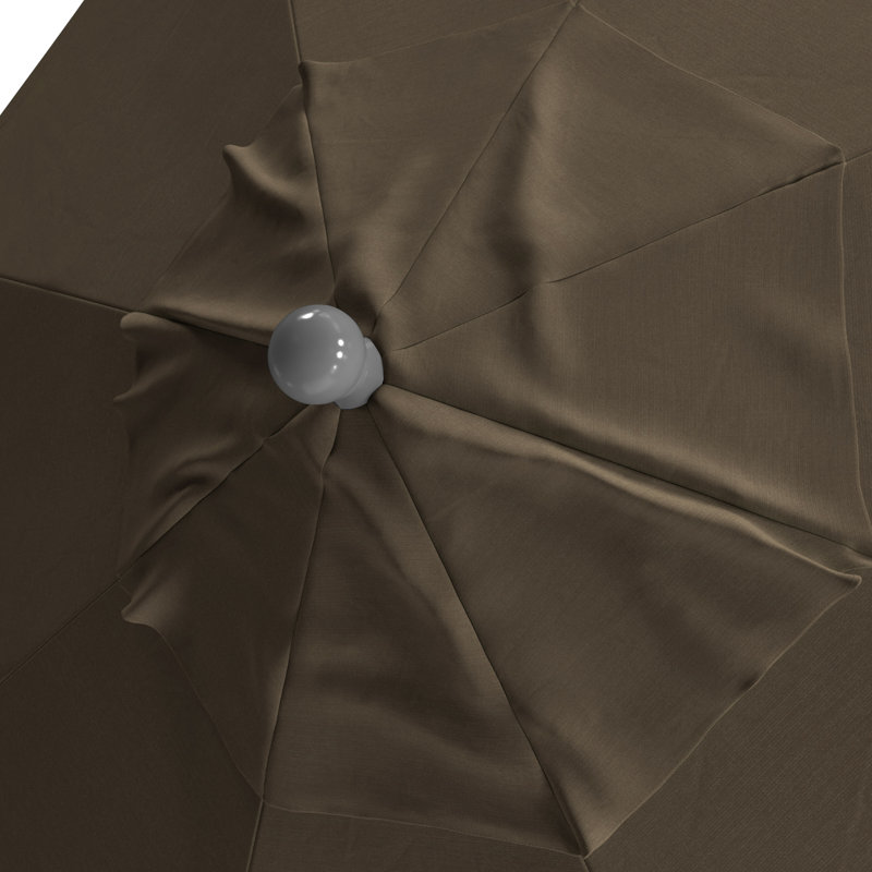 Parasol de marché 9 pi Yadira, Taupe