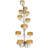 Sequoia 14 - Light Steel Dimmable Chandelier