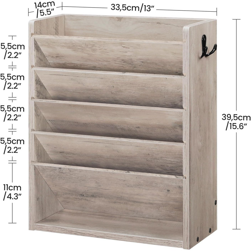 Wood Magazine Rack
