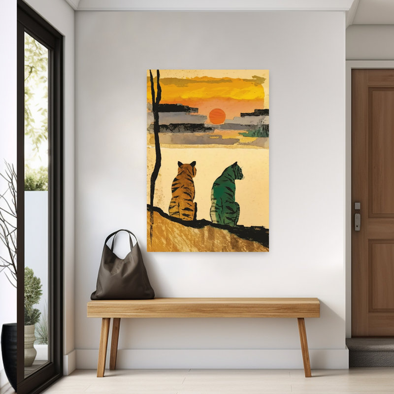 Art contemporain contemporain abstrait, H 60 po x l 40 po