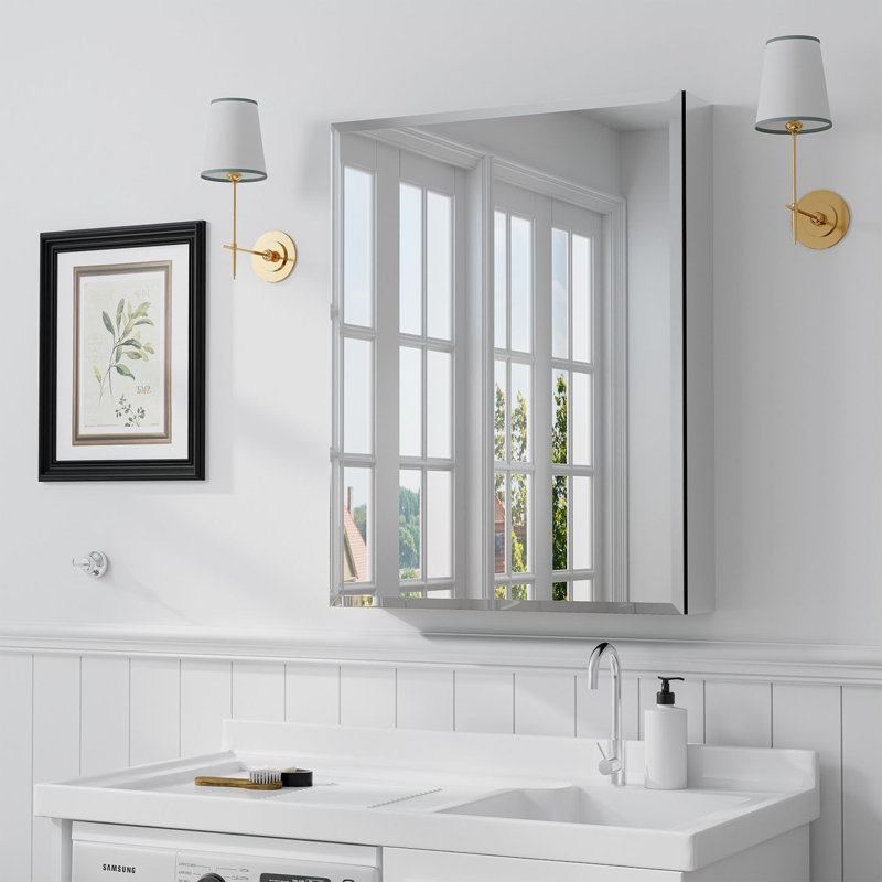 Rectangular Mirror Cabinet
