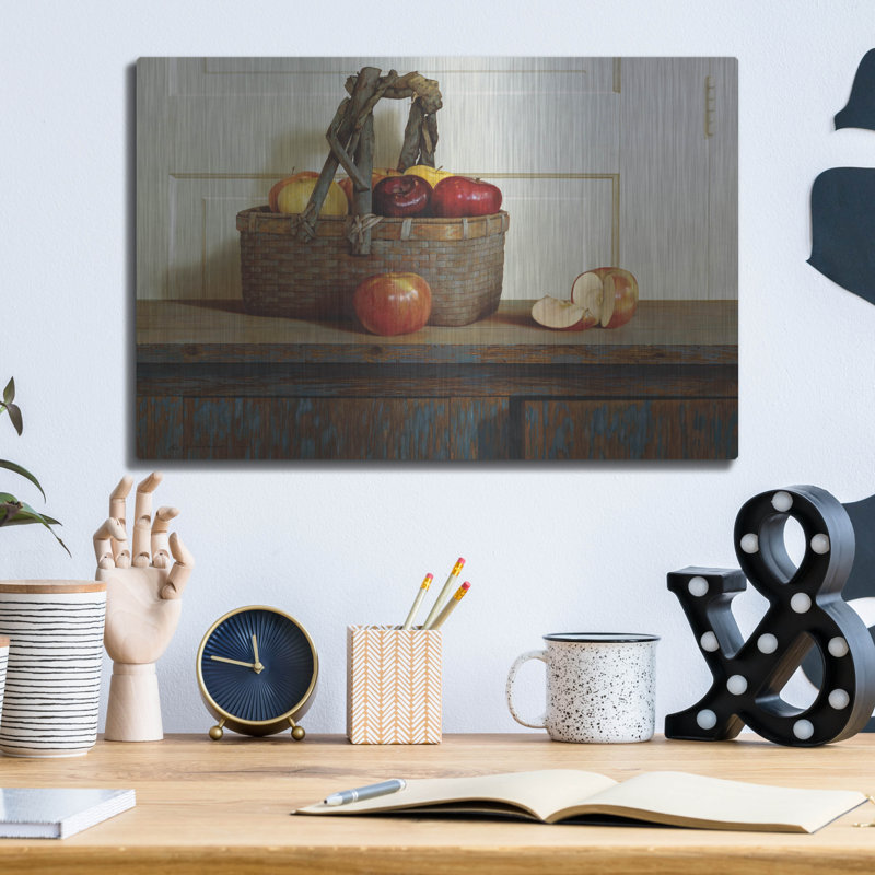 «Still Life With Apples» par Zhen-Huan Lu, H 12 po x l 16 po