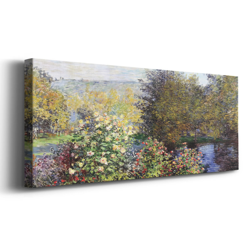 Le coin du jardin à Montgeron, 1876, H 12 po x l 30 po x P 1,5 po