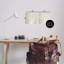 Ensemble de 2 plaques murales en sourdine de corail sur fond beige, design par Yvette St. Amant