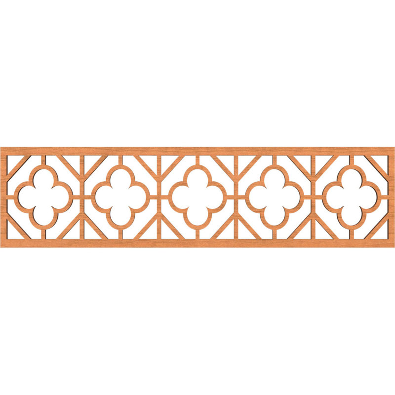 Moulure Hazelton, H 12 po x l 47 po x P 0,375 po, Cerisier