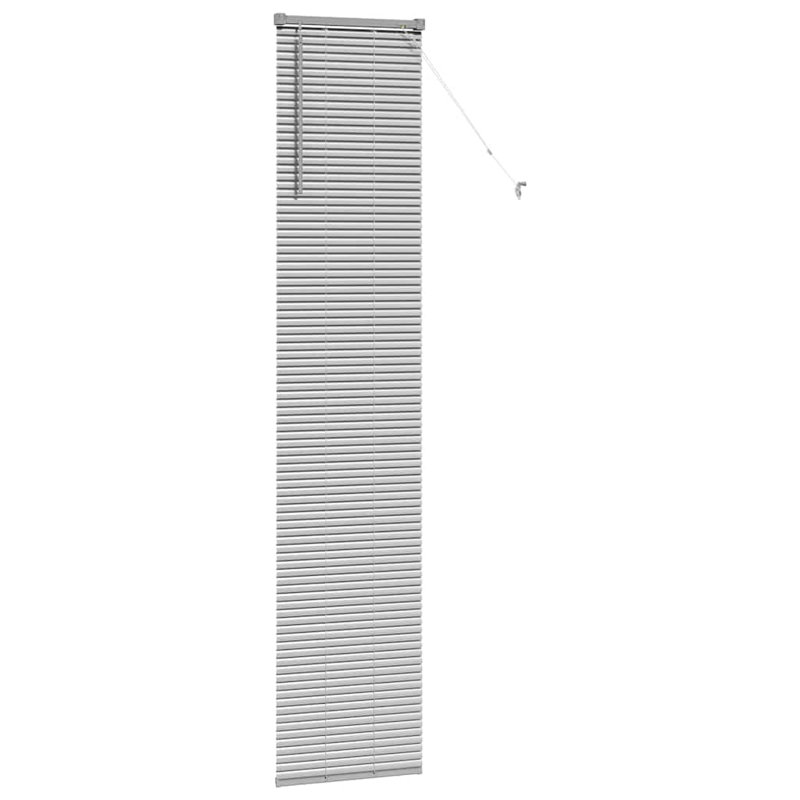 Venetian Blind, 220cm L x 45cm W, Silver