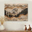 Abstrait cheval au galop dans la forêt - Décoration murale cheval en bois - Bois de pin naturel-952941285