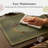 Pimpernel Shagreen Leather Placemats - Green, Set of 4