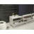 Furnishome Store Parma Mid Century Modern Tv Stand Open Shelving Entertainment Centre 67 Inch Tv Unit, Grey