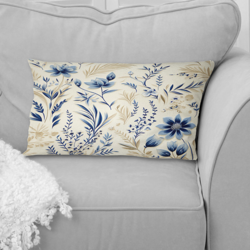Floral Throw Pillow