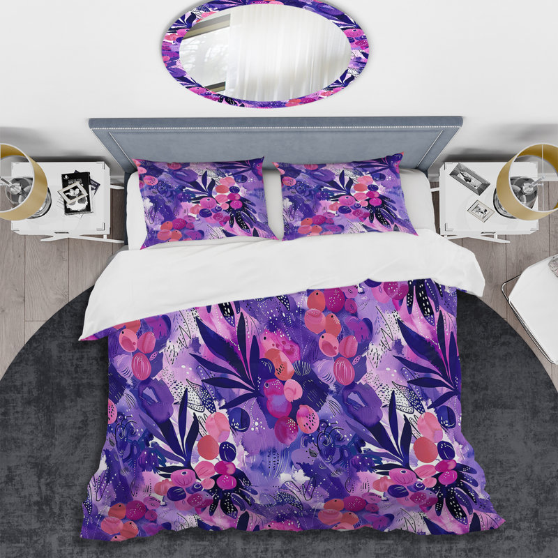 Ensemble de housse de couette Glamour, Housse de couette très grand + 2 taies décorativ