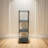 4-Tier Heavy Duty Stainless Steel Storage Shelving Unit, 100lbs/Shelf, 49"H x14.9"W x13.7"D | Black | Stainless Steel-1795874266