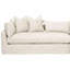 Chaise de coin modulaire en tissu Daley