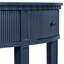 Caractéristiques distinctives de la console en placage de pin avec tiroirs à rayures verticales et quatre pieds-1845670508