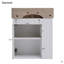 Meuble-lavabo flottant moderne 21,6 po avec lavabo en céramique-79925364