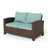 Ameliah 49.6'' Wide Straight Patio Sofa with Cushions-334976862