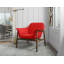 Fauteuil d'appoint en tissu de bois de frêne Miller-1750252408