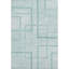 Tapis bleu sarcelle lavable à la machine Premium Prisco-356834626