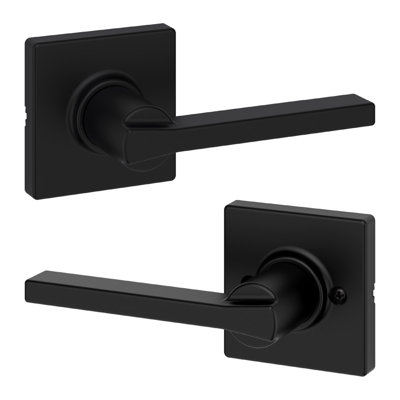 Kwikset Casey Passage Lever with Square Rose