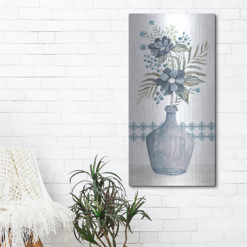 Luxe Blue Art «Blue Poppies» par Cindy Jacobs, Met «Blue Poppies» par Cindy Jacobs