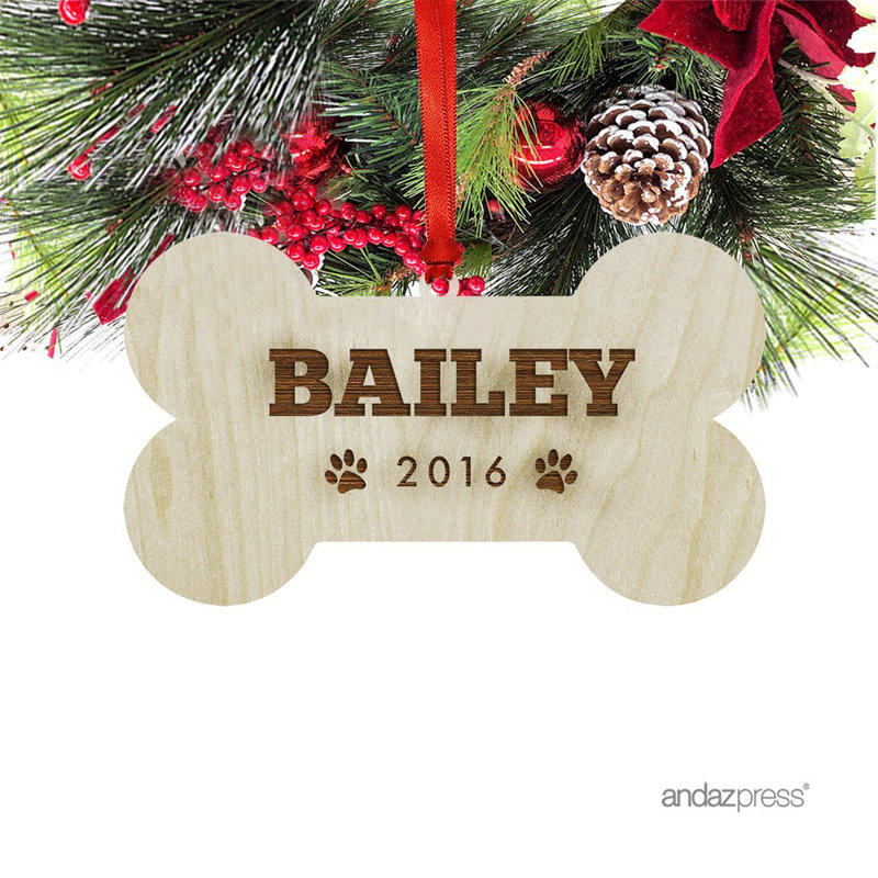 Ornement en forme de bailey avec sac à cadeau, Oui