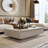 Light luxury rectangular rock table-110828713-110828720