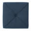 Cube en bleu marine - siège supplémentaire rembourré et zone de repos pour la maison 16,57 po x 17 po sans assemblage de repose-pieds requis
