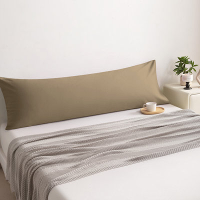 1 housse de coussin pour le corps, housse de coussin en coton, fermeture à enveloppe, 20 x 54 pouces - NTBAY