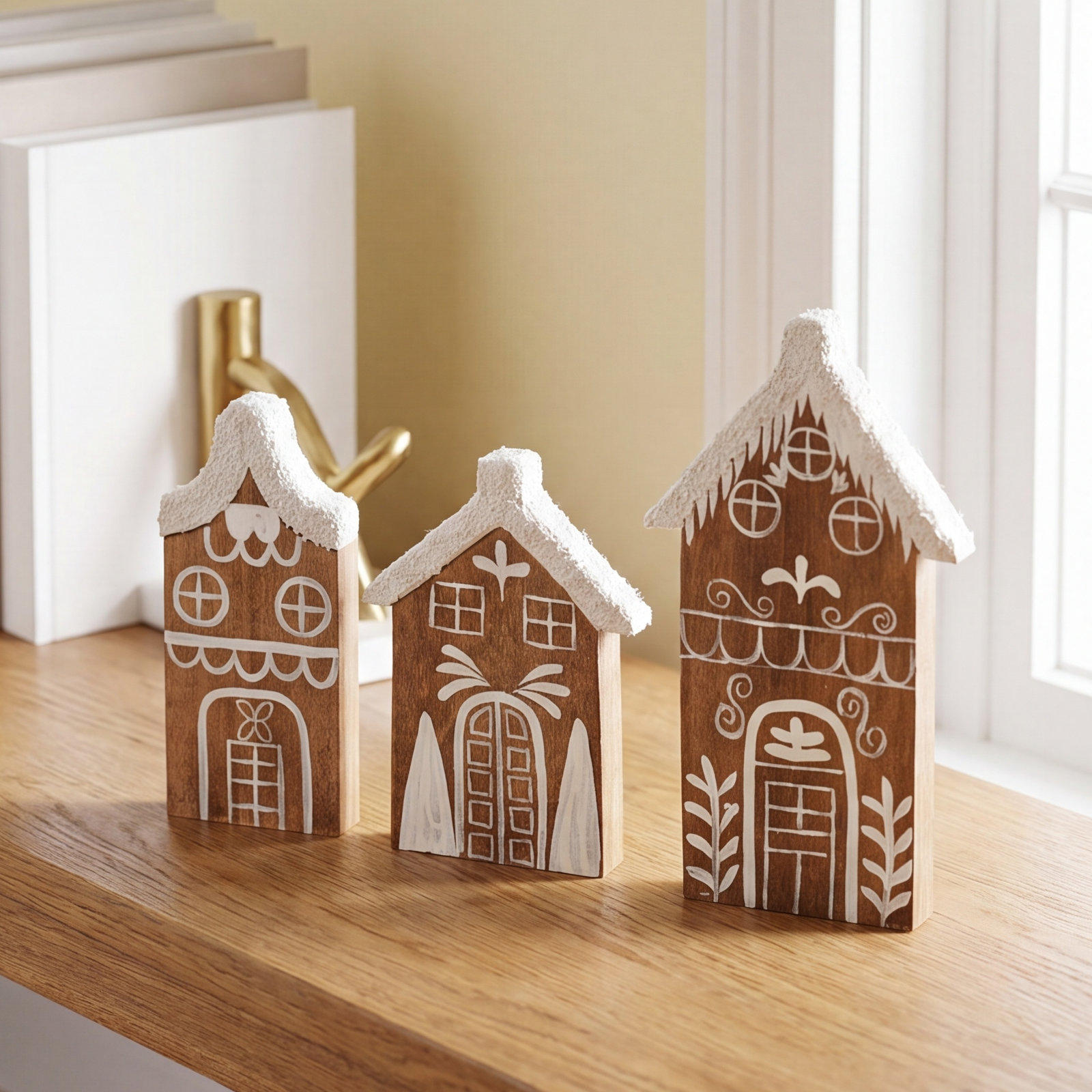 4-Piece Village House Accent Set