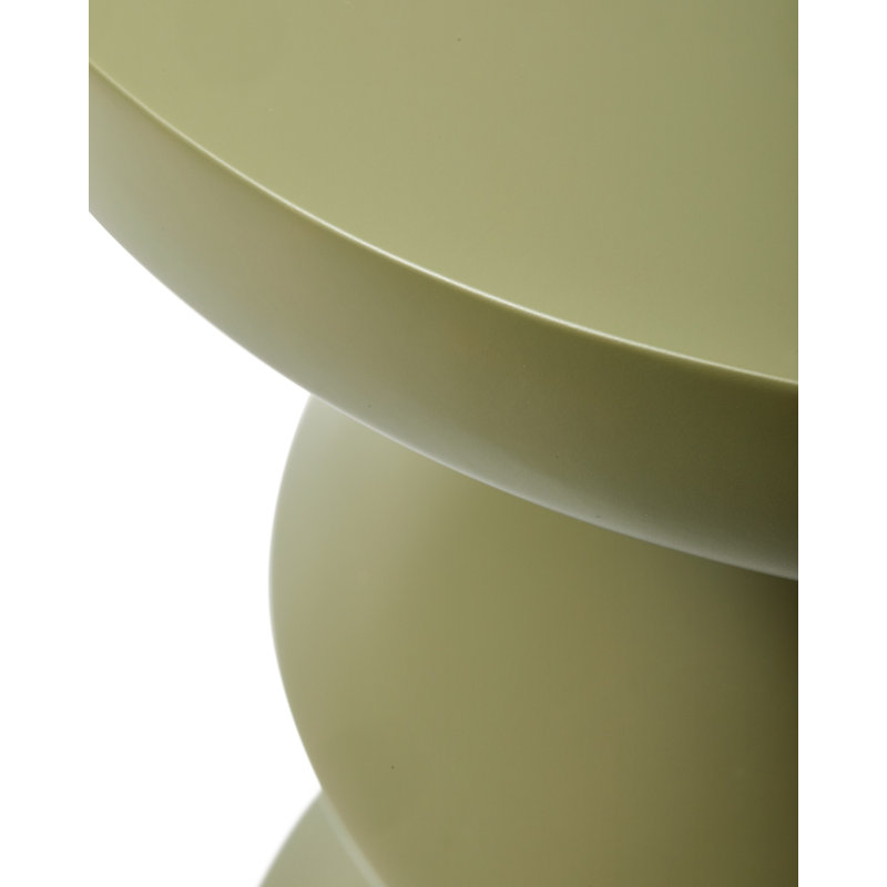 Table d'extérieur Alfrida Zig Zag Matt Olive, Vert