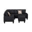 Ensemble de canapé luxueux rembourré en polyester avec structure en bois robuste et confort amélioré, parfait pour les salons modernes-1264438238