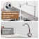 Cedar CASAINC 1.8 GPM Pot Filler Kitchen Faucet with 2 Handle