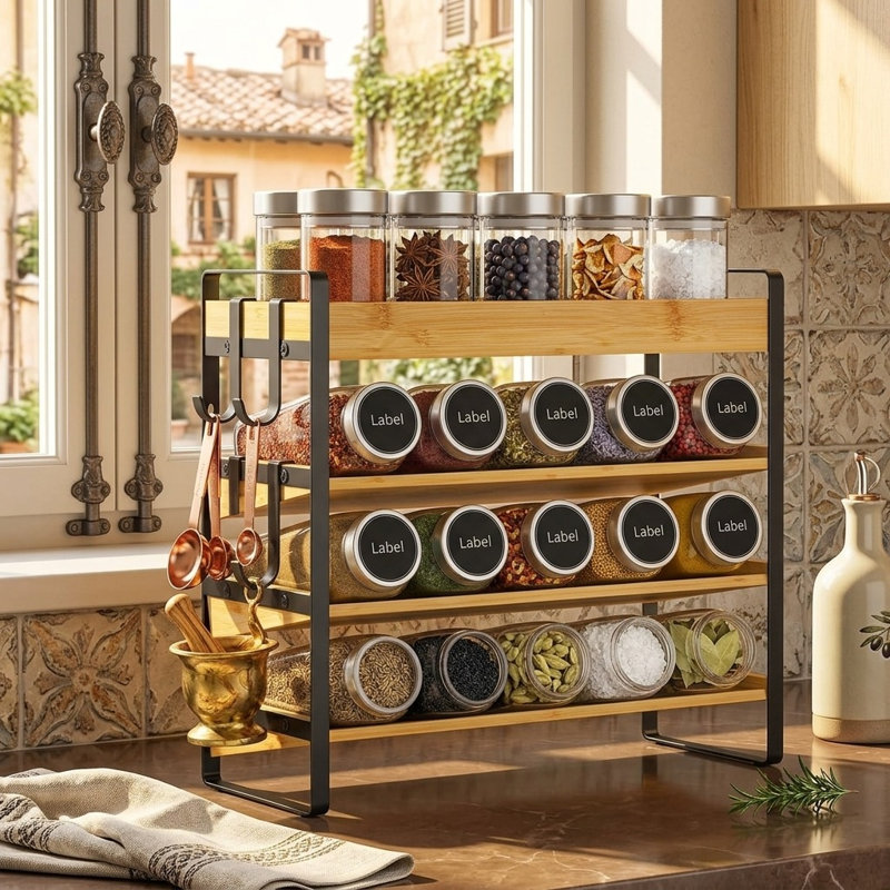 Freestanding Spice Rack