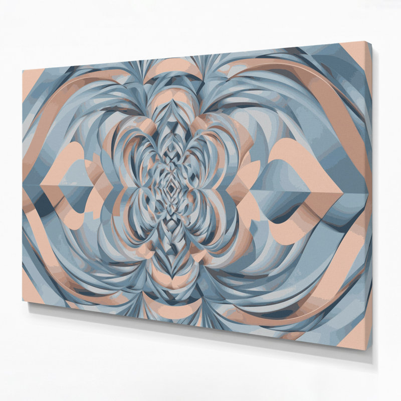 Art mural sur toile gris op art, H 11 po x l 14 po