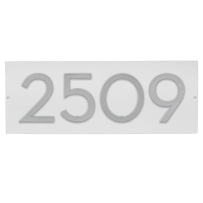 Floating 1-Line Wall Address Plaque