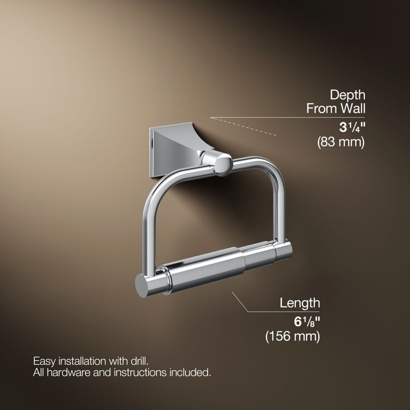 Memoirs® Wall Mount  Toilet Paper Holder, Polished Chrome