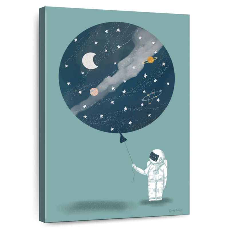 Ashelle astronaute ballon, H 36 po x l 24 po
