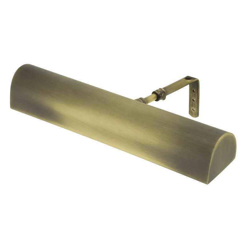 Dimmable LED Wall Mounted Picture Light, Antique Brass