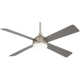 54" 4 - Blade LED Standard Ceiling Fan with Remote Control and Light Kit Included