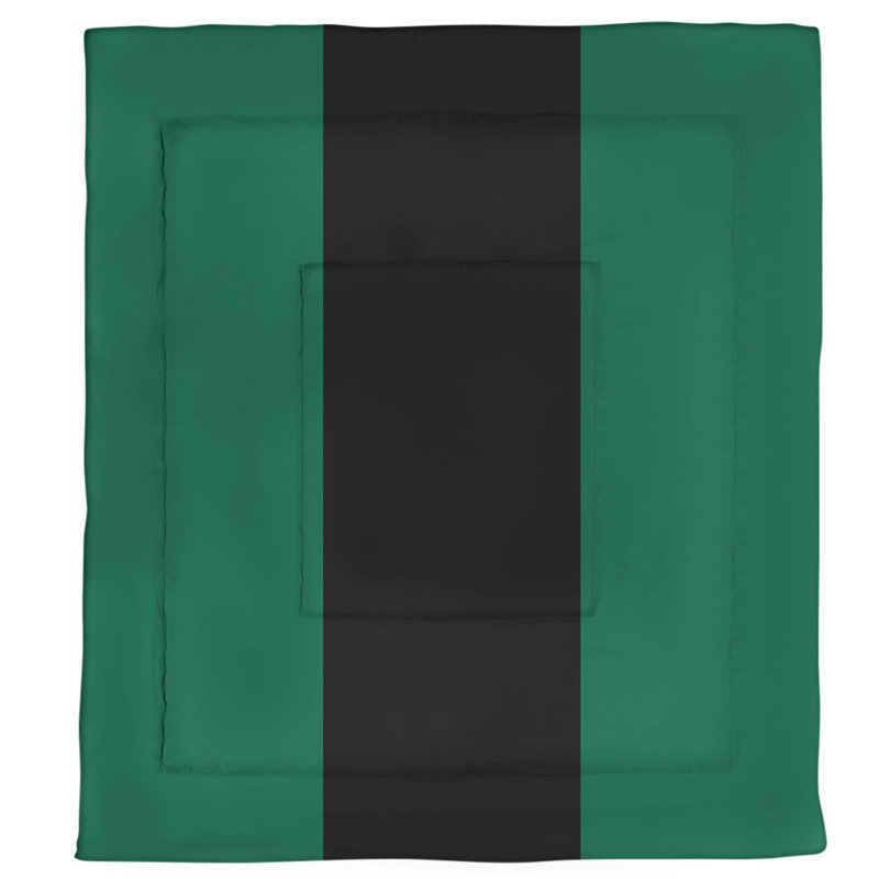 Édredon réversible simple en microfibre College Stripes South Bend, Édredon simple TG