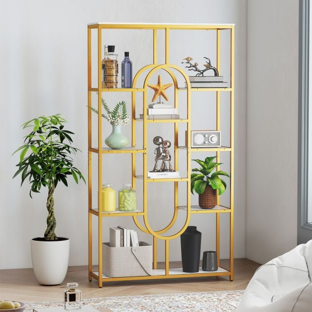 175cm H x 95cm W Metal Bookcase