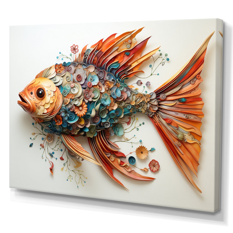 Baleine de pêche Braelei II - impression, 16" H x 32" W, Toile tendue