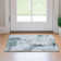 Premium Machine Washable Prisco Teal Rug