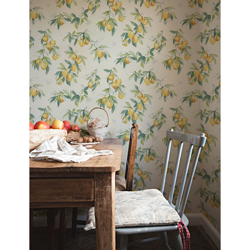 Lemonade Citrus Wallpaper, Yellow